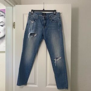 🔥 D-ID Florence Ankle Skinny Jeans – Distressed Light Wash size 31